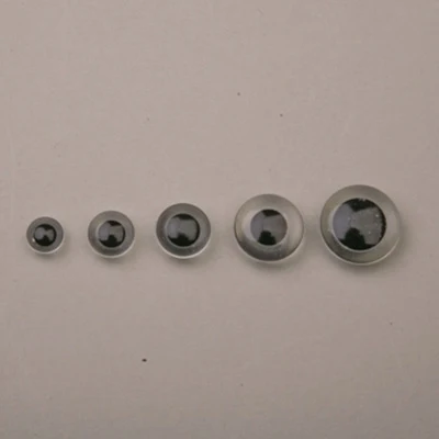Occhio a forma di orsetto, trasparente (2 pezzi)