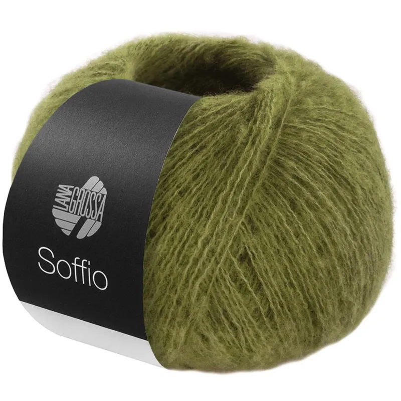 Lana Grossa Soffio 32 Verde grigiastro