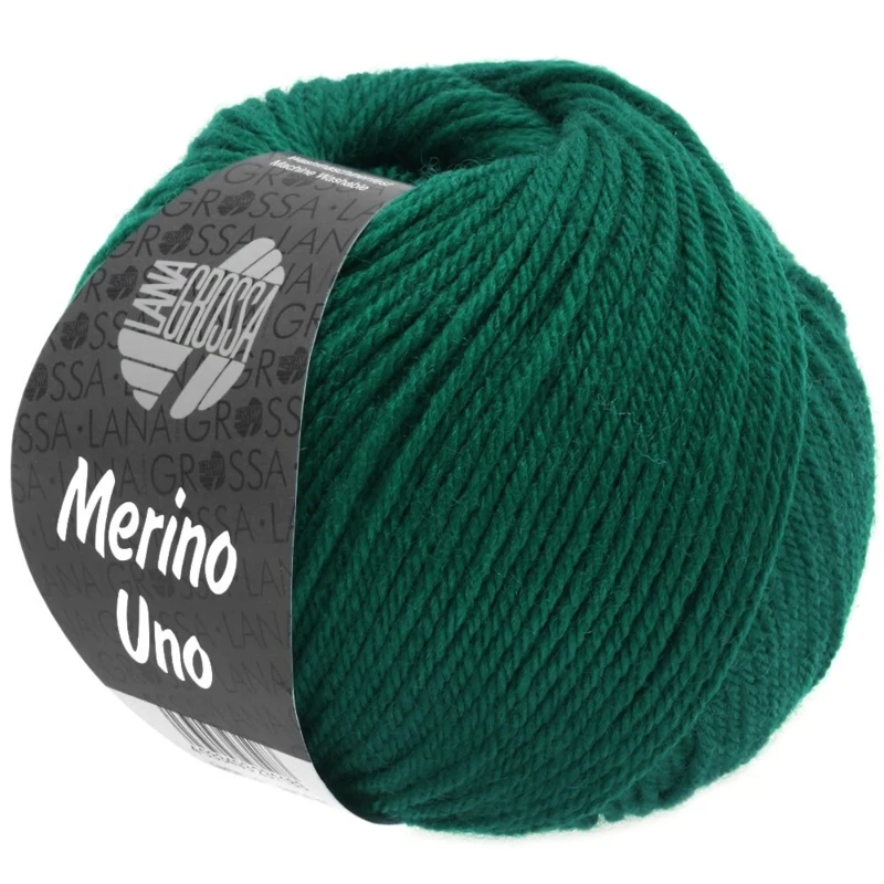 Lana Grossa Merino Uno 22 Verde bottiglia