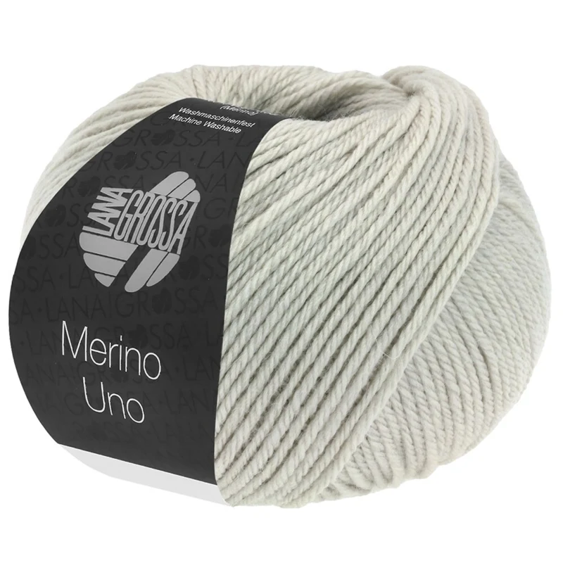 Lana Grossa Merino Uno 75 Grigio argento