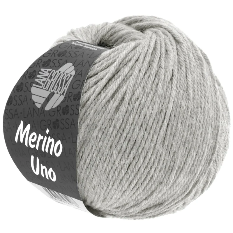 Lana Grossa Merino Uno 10 Grigio chiaro
