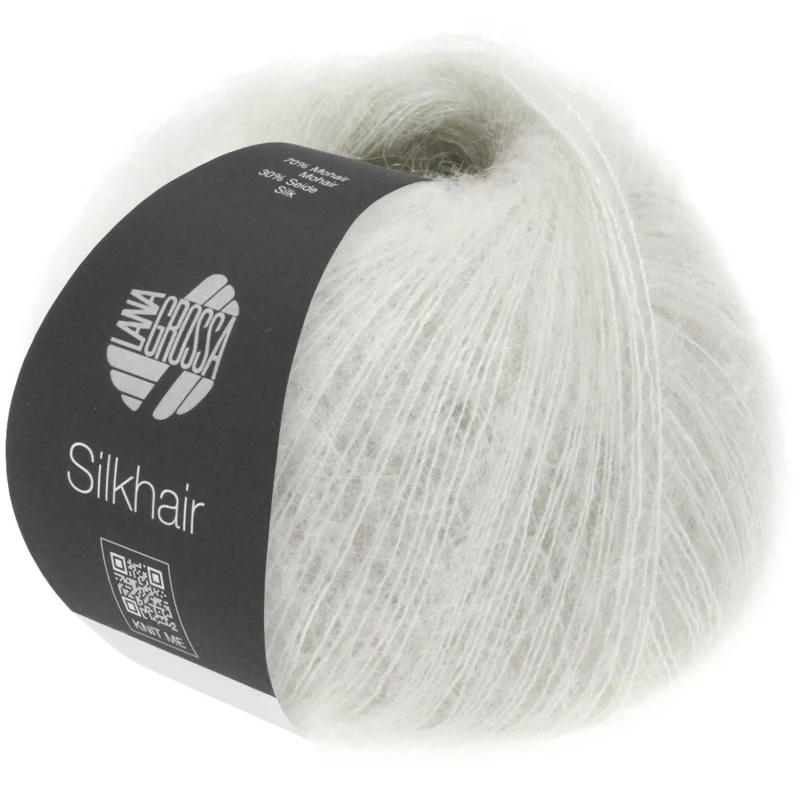 Lana Grossa Silkhair 058 Bianco perla