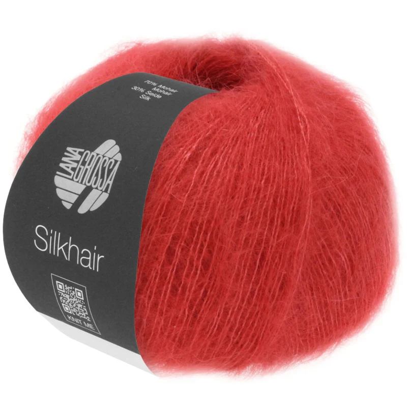 Lana Grossa Silkhair 008 Rosso ciliegia