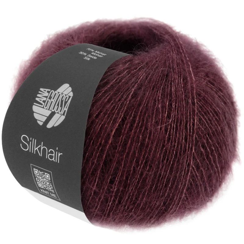 Lana Grossa Silkhair 177 Rosso scuro