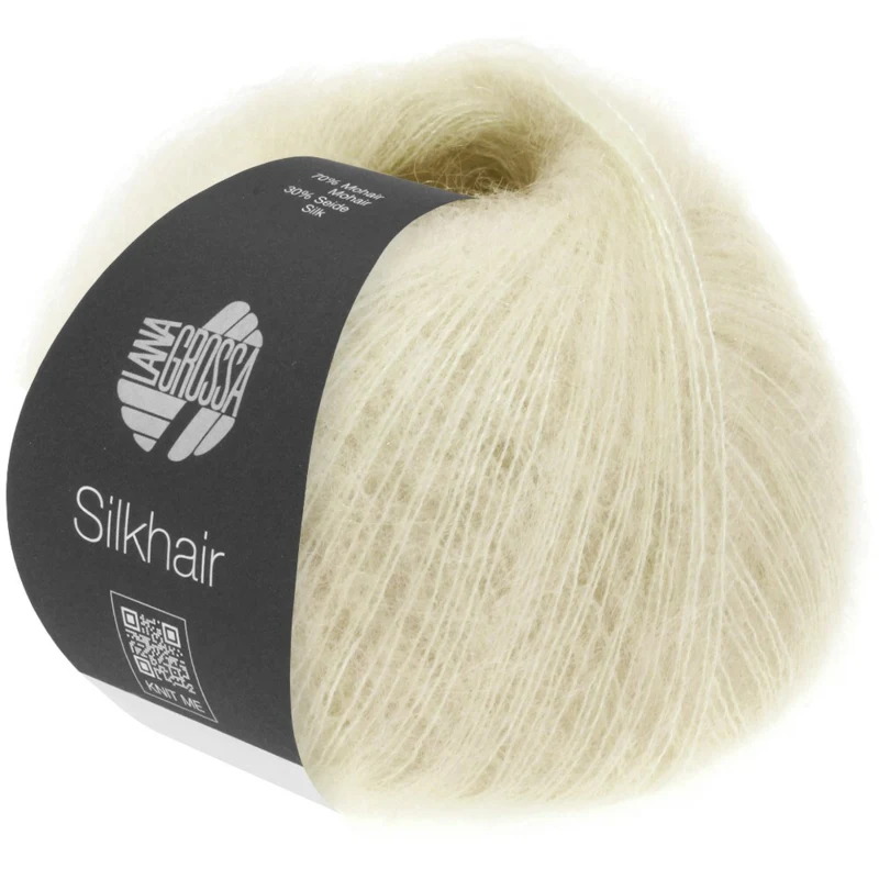 Lana Grossa Silkhair 052 Bianco grezzo