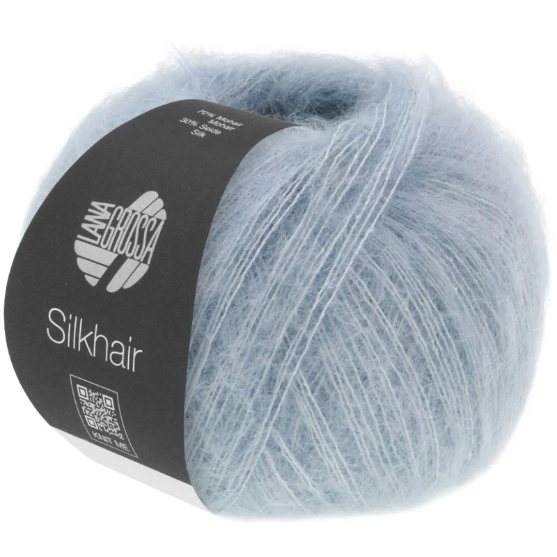 Lana Grossa Silkhair 196 Blu grigiastro