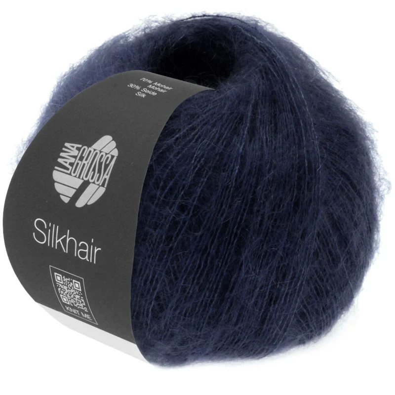 Lana Grossa Silkhair 027 Blu notte