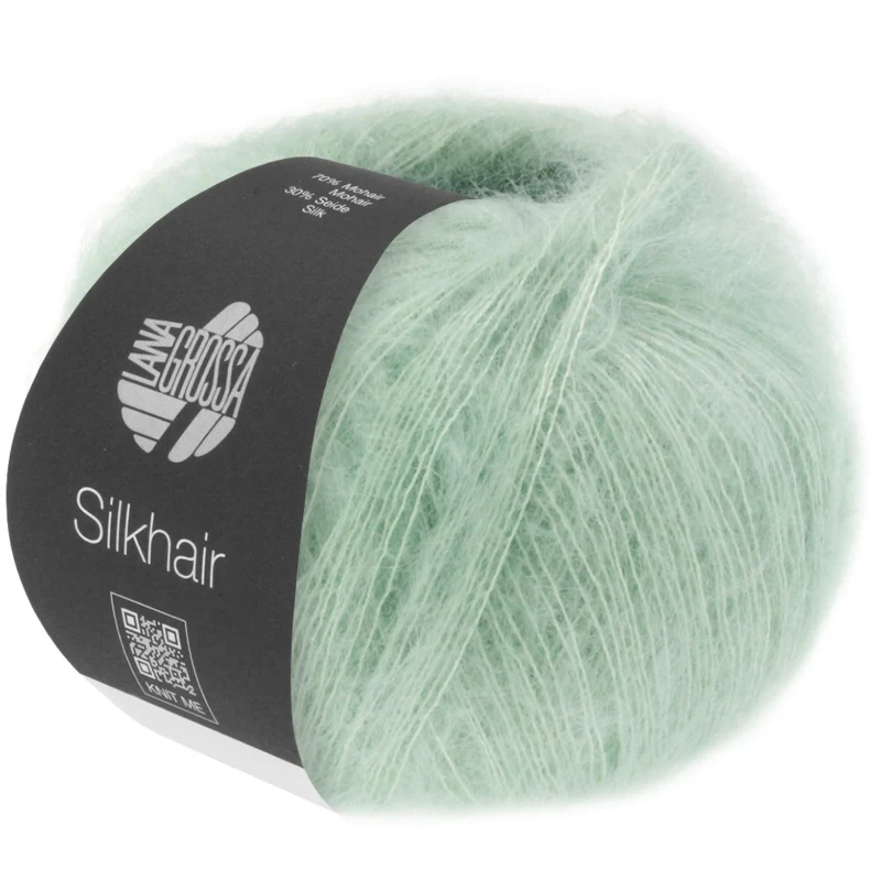 Lana Grossa Silkhair 186 Verde pastello