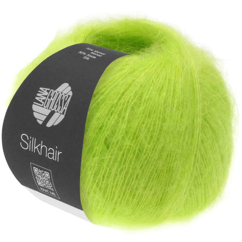 Lana Grossa Silkhair 157 Verde segnale