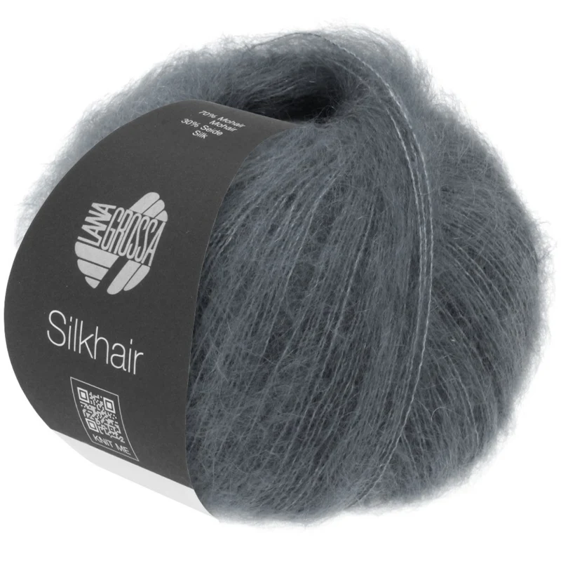 Lana Grossa Silkhair 012 Grigio scuro