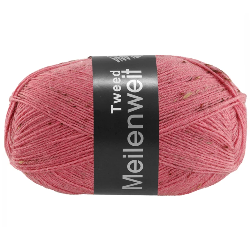 Lana Grossa Meilenweit 100 Tweed 175 Rosa garofano