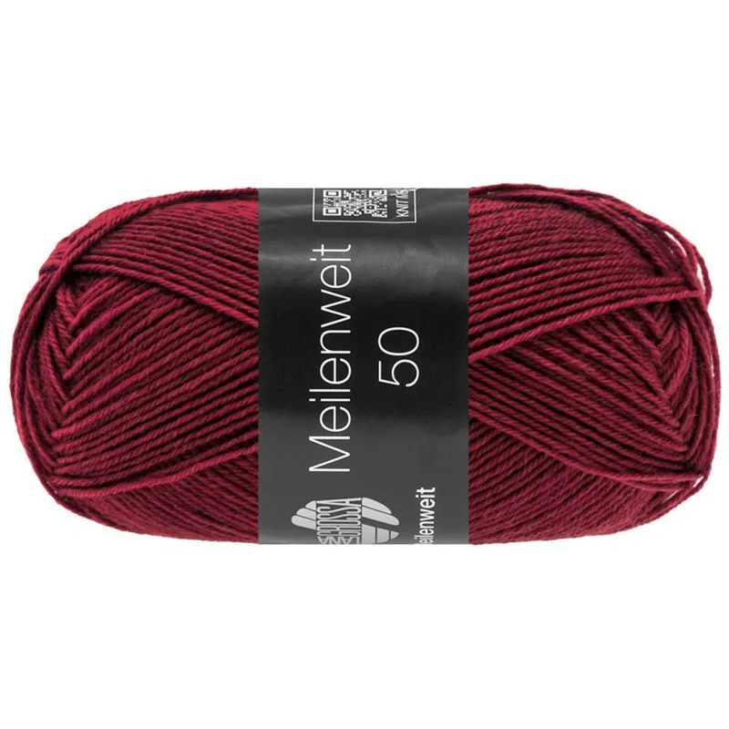 Lana Grossa Meilenweit 50 1423 Rosso vino