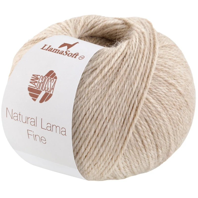Lana Grossa Natural Lama Fine 110 Beige chiaro