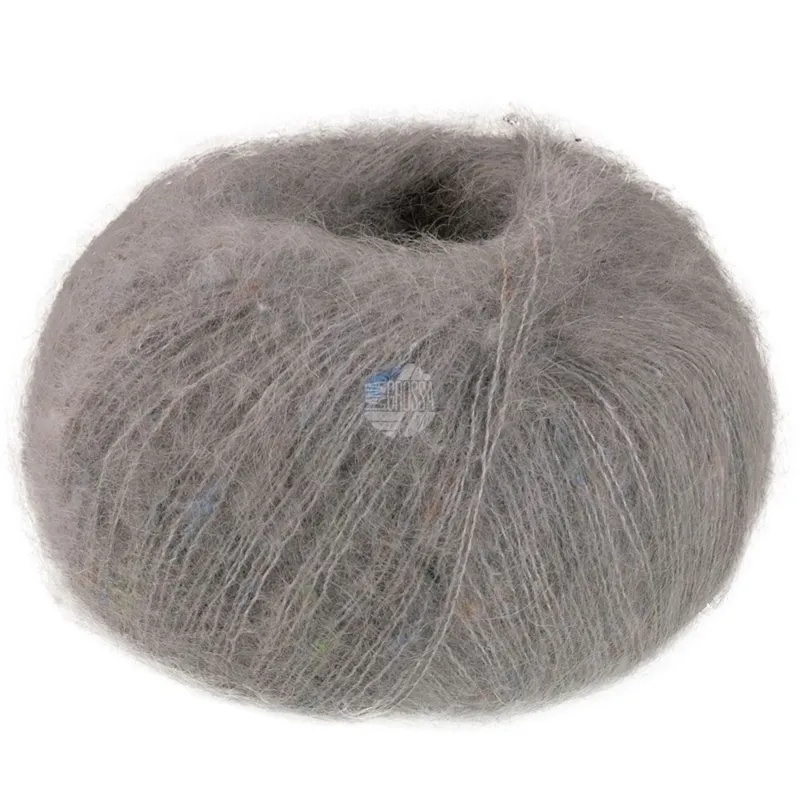 Lana Grossa Natural Superkid Tweed 636 Grigio topo