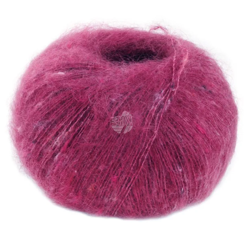 Lana Grossa Natural Superkid Tweed 628 Fucsia