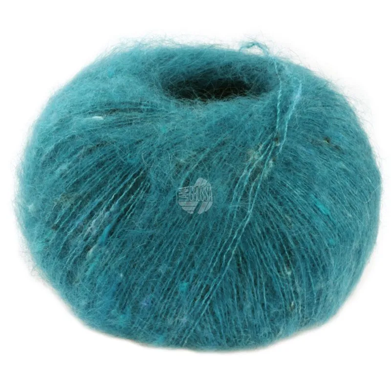 Lana Grossa Natural Superkid Tweed 631 Turchese
