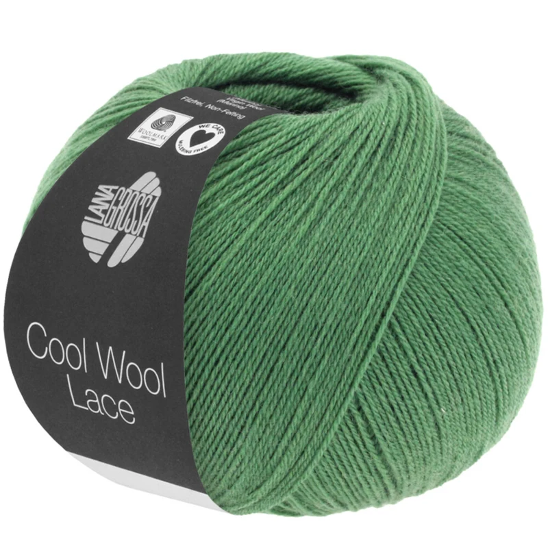 Lana Grossa Cool Wool Lace 39 Verde reseda