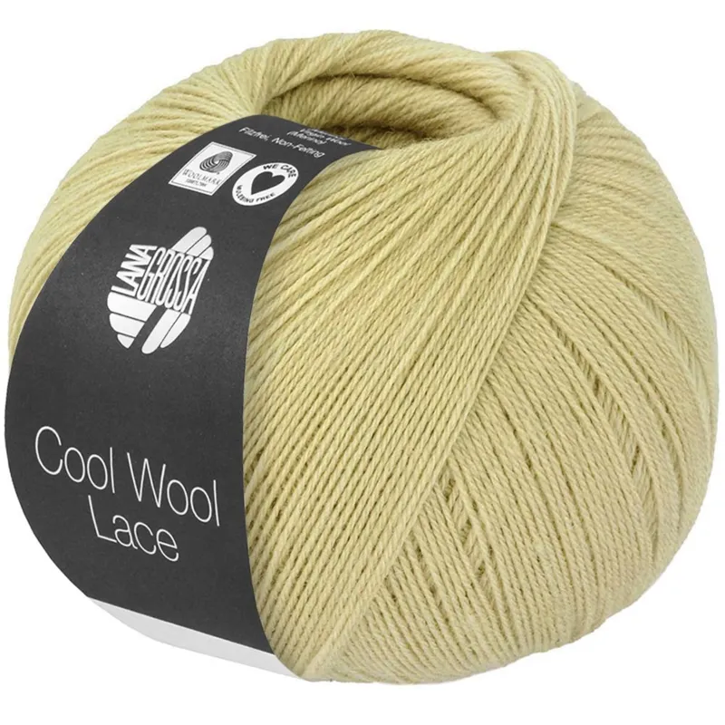 Lana Grossa Cool Wool Lace 65 Verde pastello