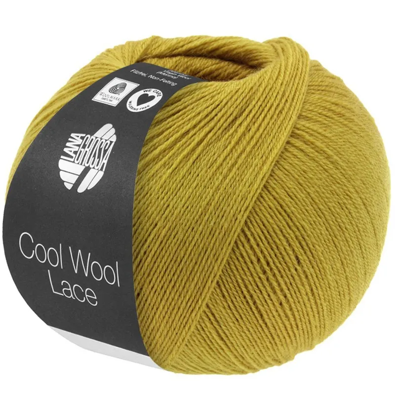 Lana Grossa Cool Wool Lace 63 Senape