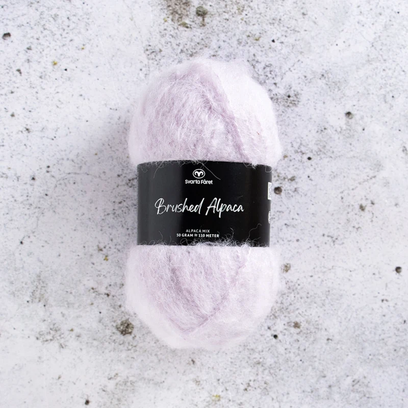 Svarta Fåret Brushed Alpaca 004 Rosa chewing gum