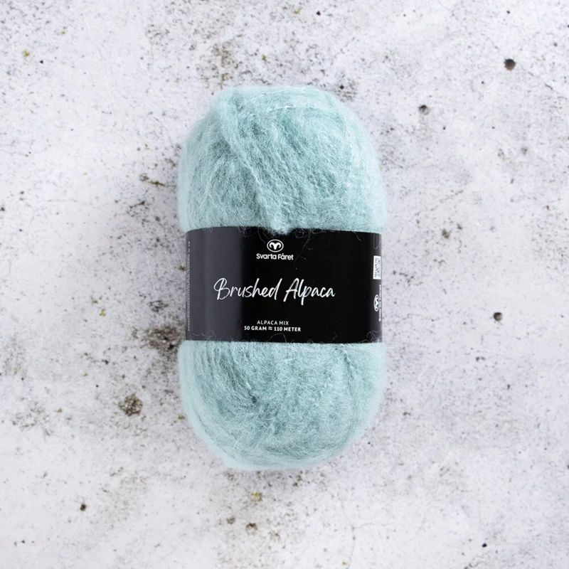 Svarta Fåret Brushed Alpaca 018 Uovo d'anatra