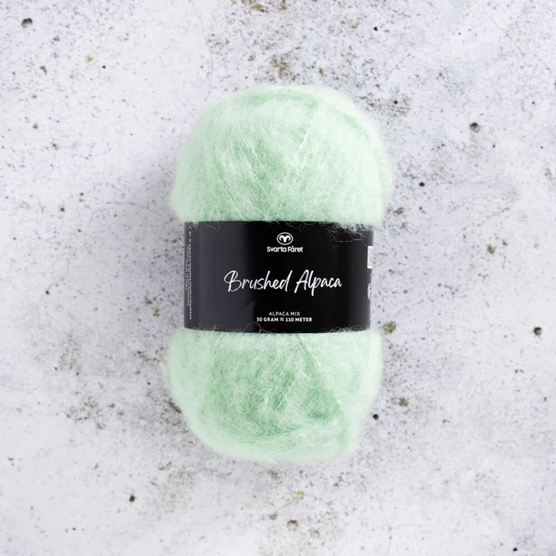 Svarta Fåret Brushed Alpaca 012 Sussurro verde