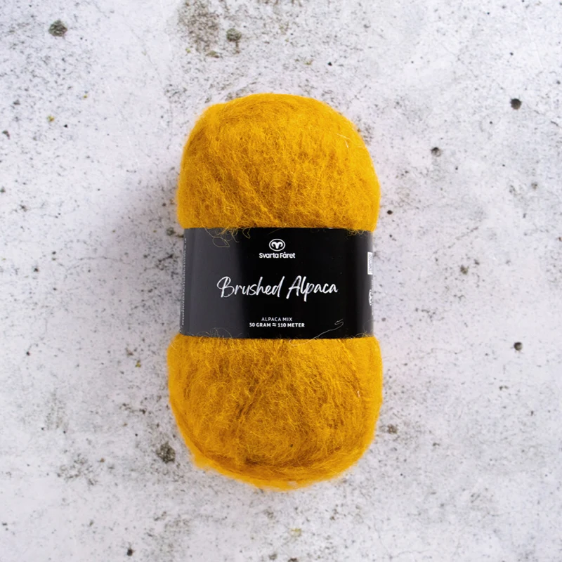 Svarta Fåret Brushed Alpaca 007 Aura ambrata