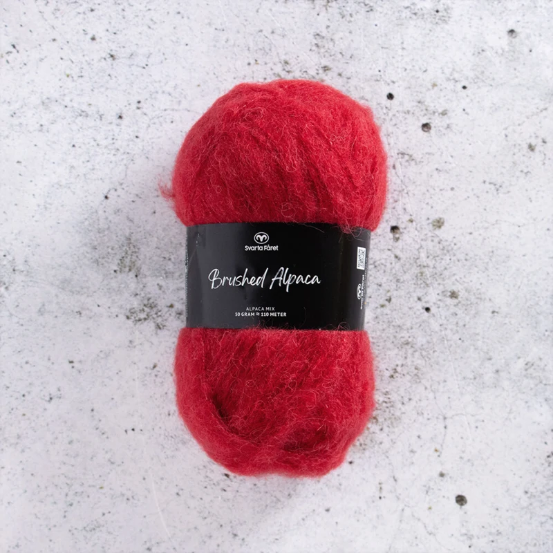 Svarta Fåret Brushed Alpaca 011 Zona di rischio rossa
