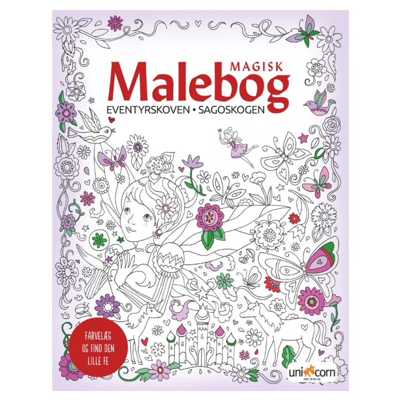 Libro da Colorare Magico Foresta Incantata