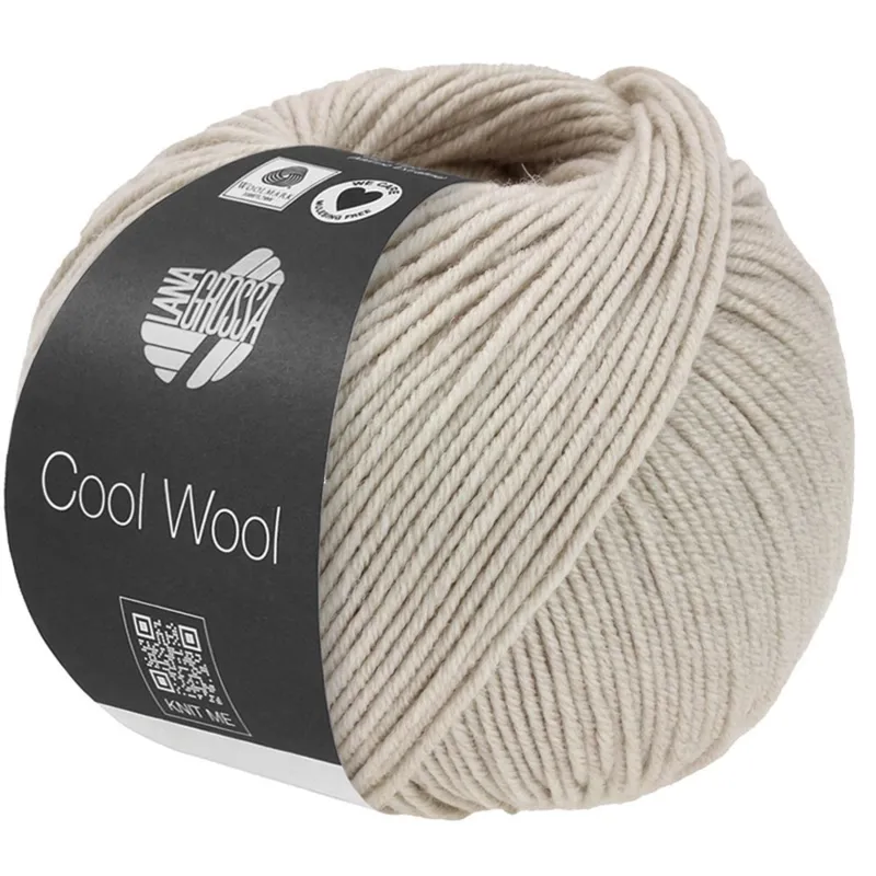 Lana Grossa Cool Wool Mélange 1491 Greige mélange