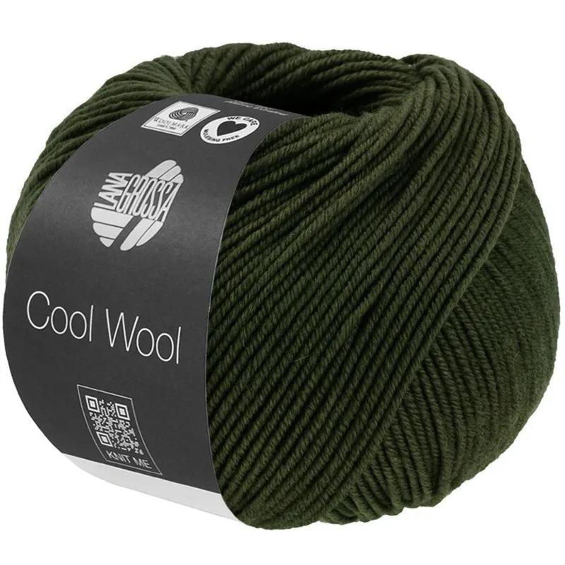 Lana Grossa Cool Wool Mélange 1495 Verde loden mélange