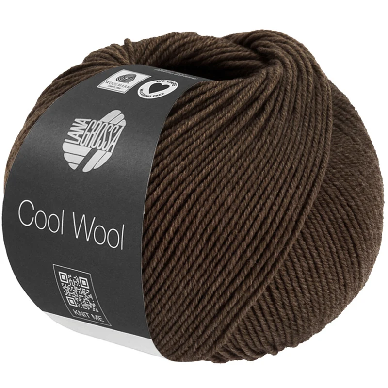 Lana Grossa Cool Wool Mélange 1509 Marrone grigiastro mélange