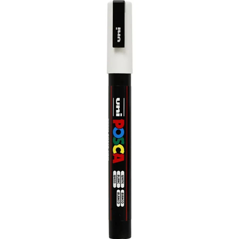 Pennarello Posca, 0,9-1,3 mm, 1 pz. Bianco