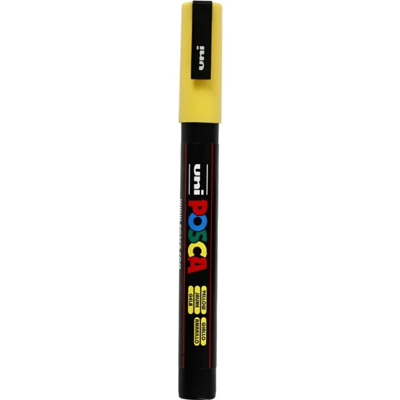 Pennarello Posca, 0,9-1,3 mm, 1 pz. Giallo