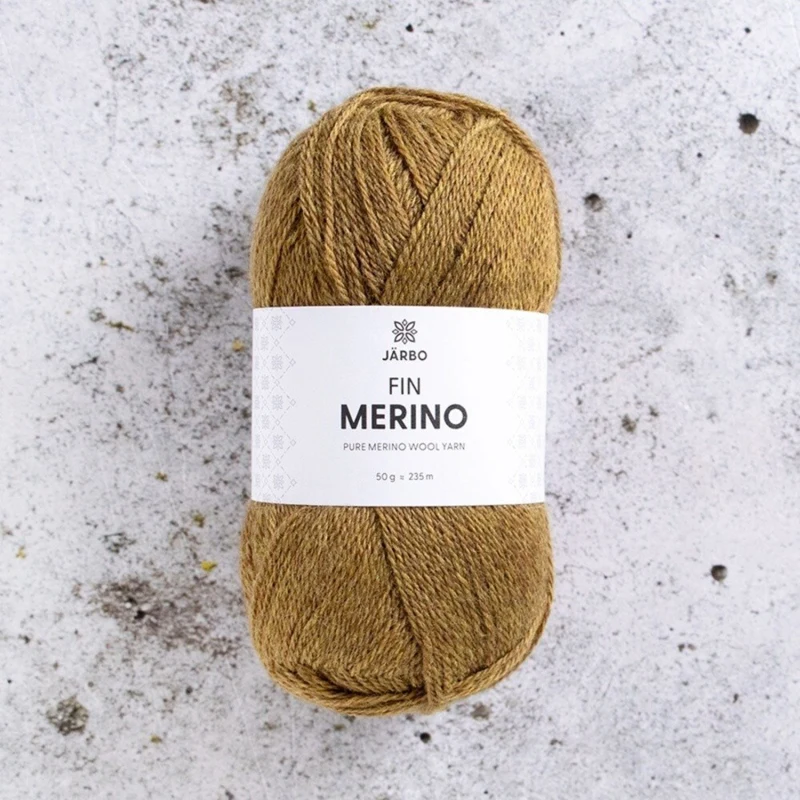 Järbo Fin Merino 23 Brown tobacco