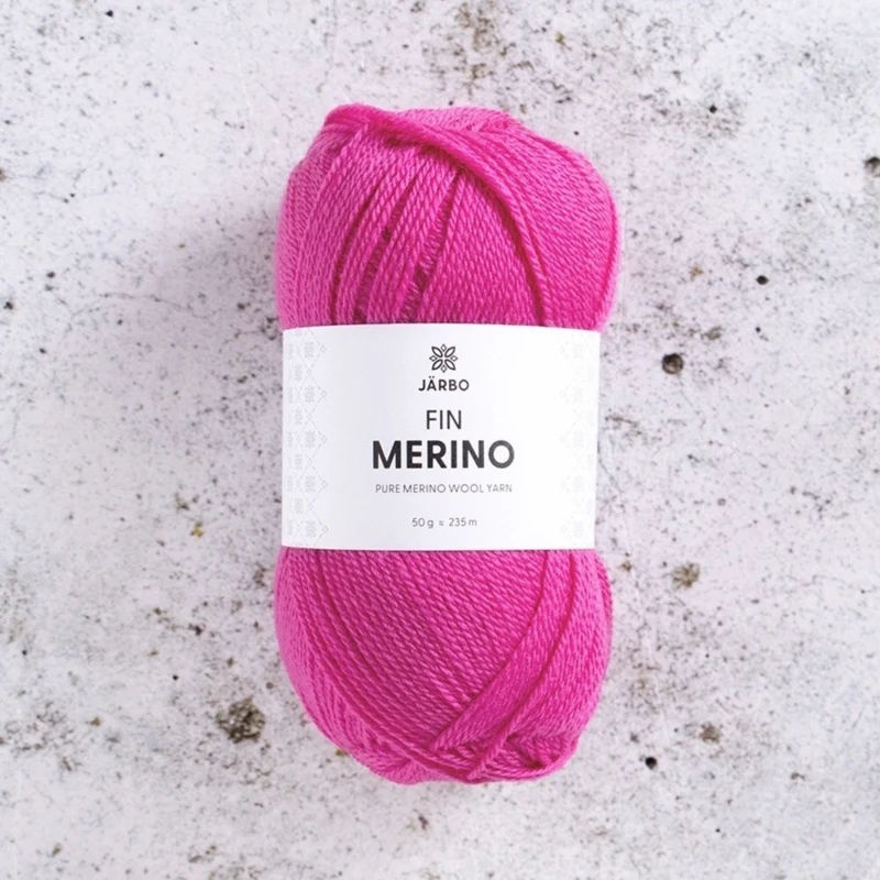 Järbo Fin Merino 20 Pink radish