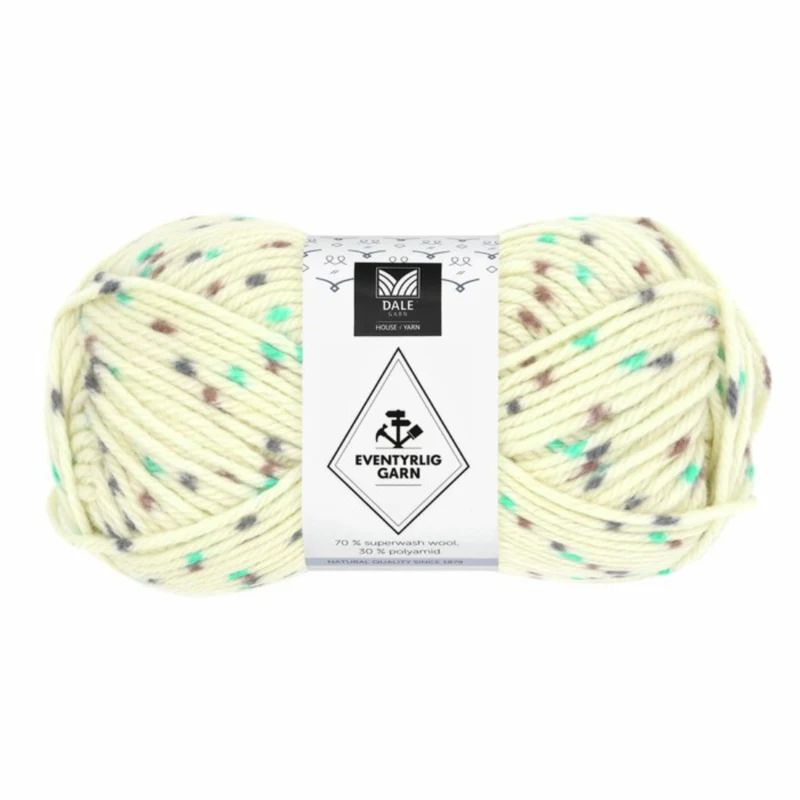 Dale Eventyrlig Garn 607 Turchese/blu punto