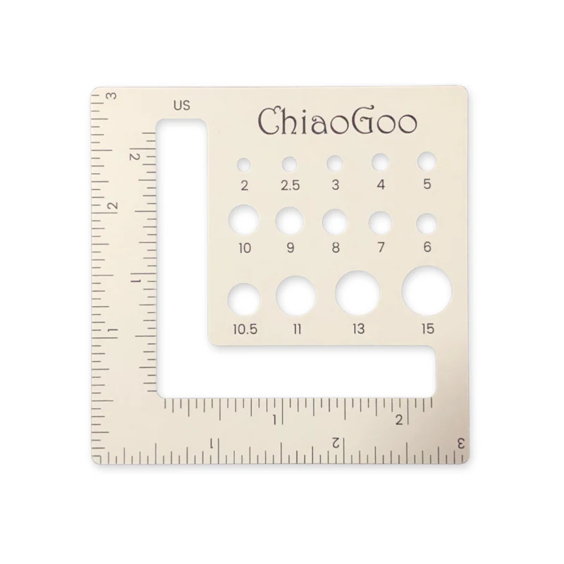 ChiaoGoo Misuratore per Ferri e Campioni (7.5 cm)