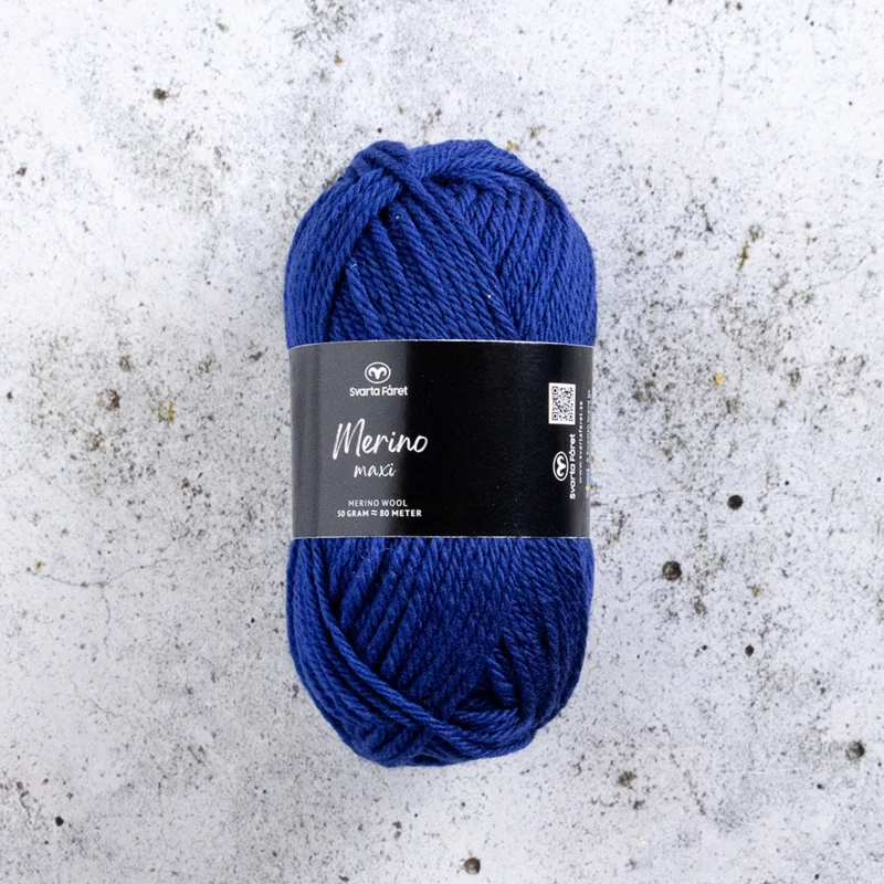 Svarta Fåret Merino Maxi 32 Marchio mezzanotte