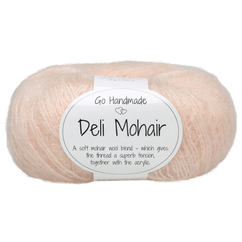 Go Handmade Deli Mohair 89 Rosa