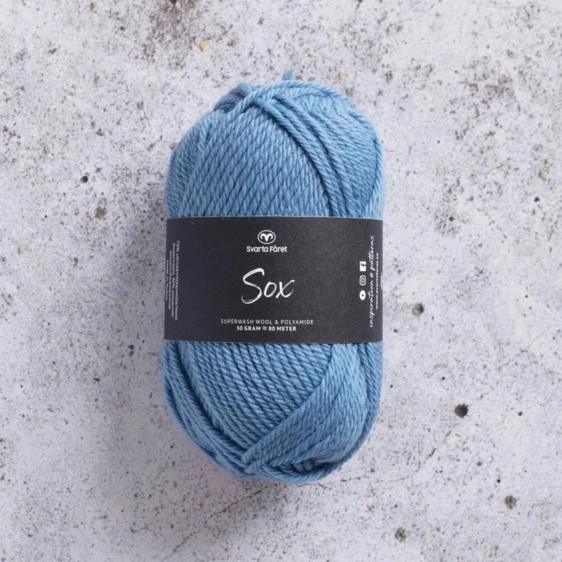 Svarta Fåret Sox 50 g 268 Blu leggero
