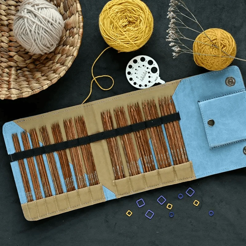 KnitPro Ginger Set di Ferri a Doppia Punta, Grande, 15 cm