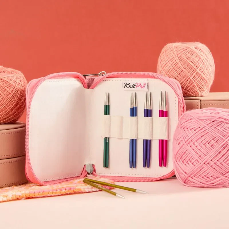 KnitPro Zing Special Set di Ferri Circolari Componibili, Set Iniziale, 10 cm