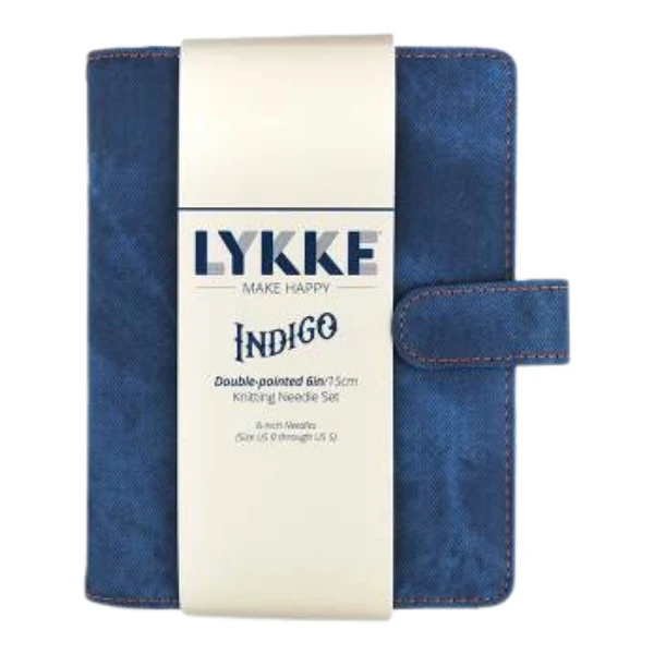 LYKKE Set di Ferri a Punta Singola Indigo, Azzurro, 15 cm (2.00-3.75 mm)