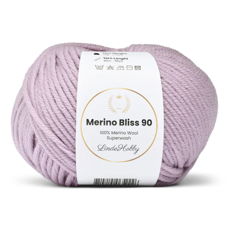 LindeHobby Merino Bliss 90 30 Viola chiaro