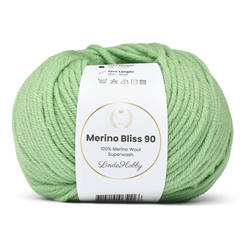 LindeHobby Merino Bliss 90 19 Verde salvia
