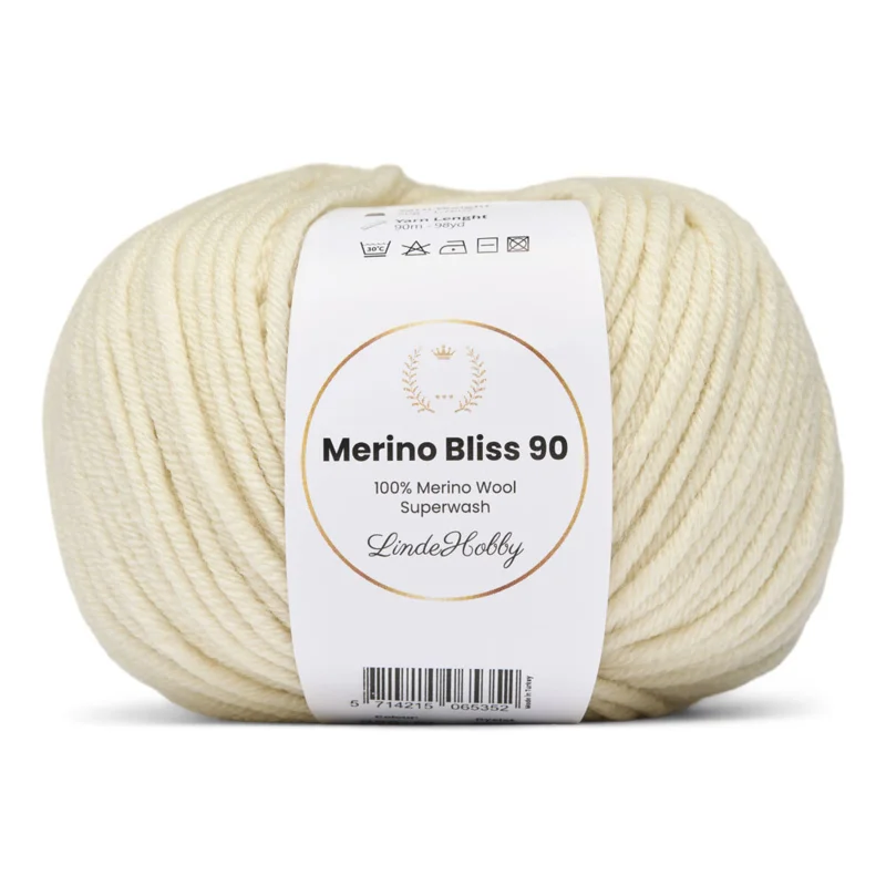 LindeHobby Merino Bliss 90 01 Crema