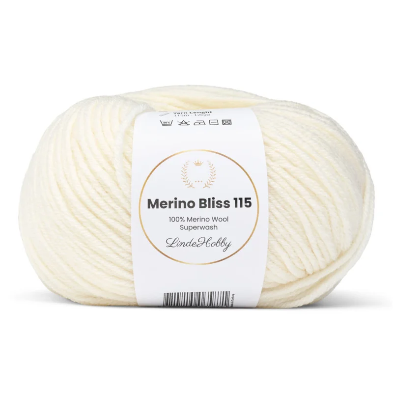 LindeHobby Merino Bliss 115 01 Crema