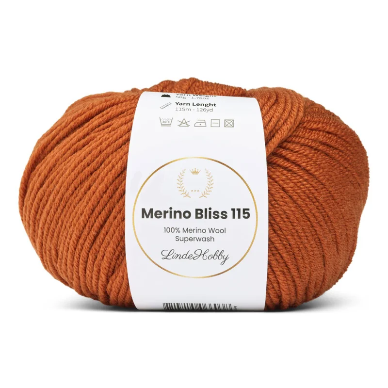LindeHobby Merino Bliss 115 17 Nocciola