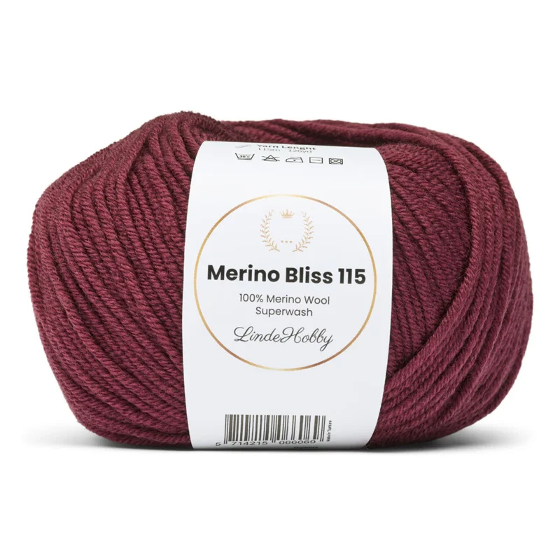 LindeHobby Merino Bliss 115 20 Bordeaux